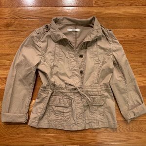 LOFT Lightweight Utility Jacket - Tan